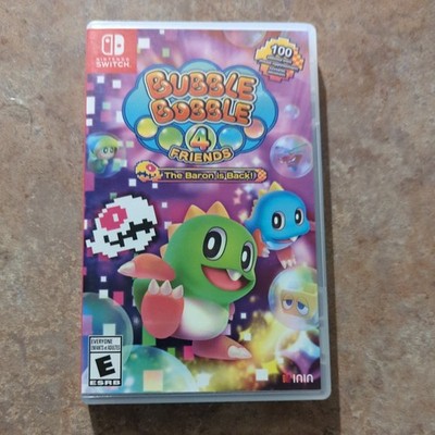 Bubble Bobble 4 Friends Baron Back, Nintendo Switch, EMPTY CASE ONLY NO GAME