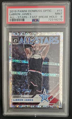 2019 Panini Donruss Optic Basketball "All-Stars" Fast Break Lebron James Holo