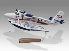 De Havilland DHC-6-300 Twin Otter European Coastal Airlines Desk Wood Small 1/72