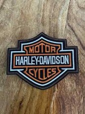 HARLEY DAVIDSON MOTORCYCLES Wings SEW-ON EMBROIDERED PATCH for JACKET / BAG