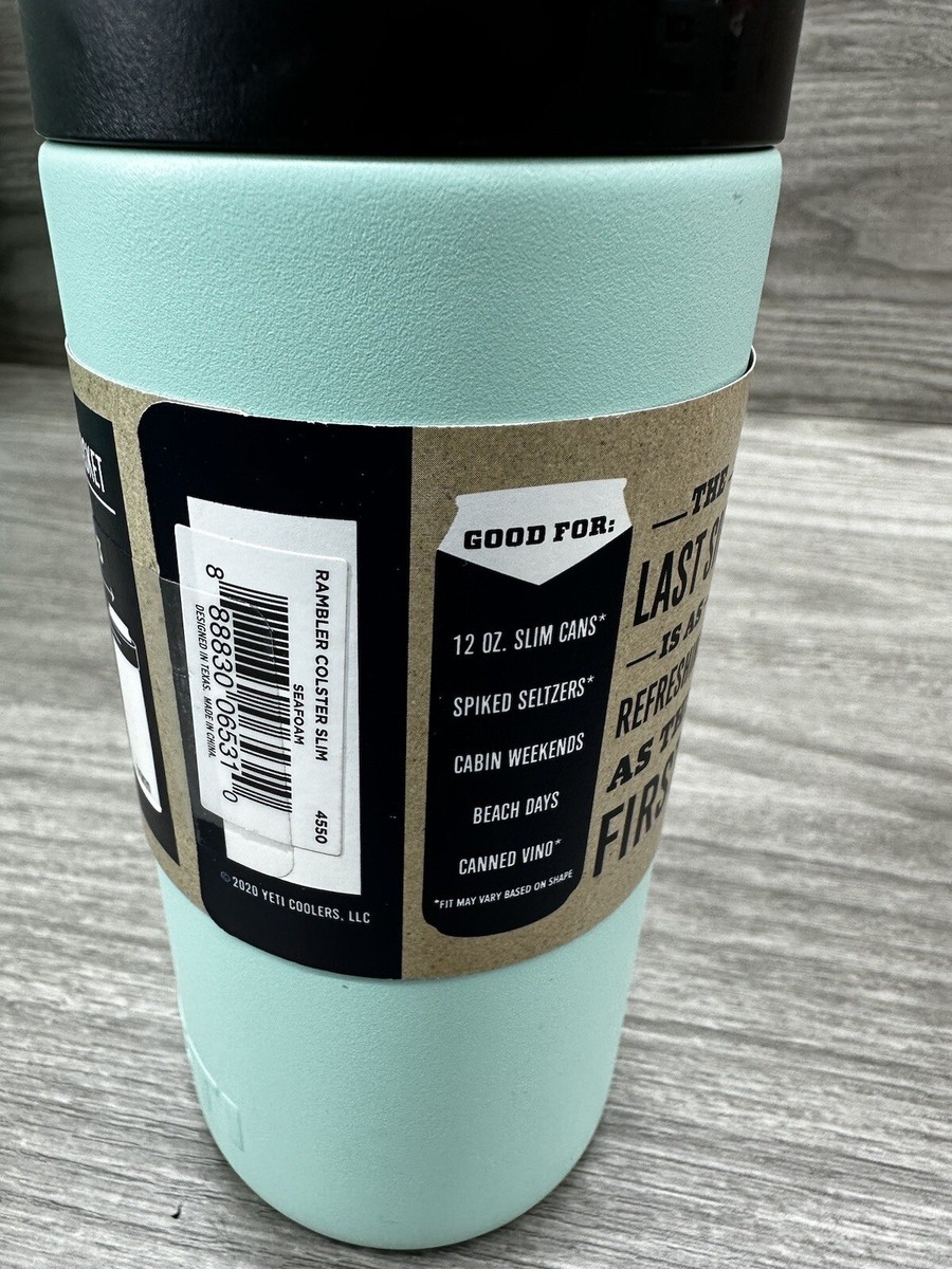 新品　YETI Rambler Colster ミント　12oz 2個セット YETI Rambler Colster Slim Can 12 Oz Insulator Seafoam | New