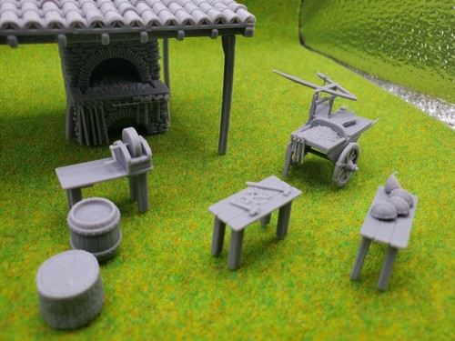 Caballero Miniatures Blacksmith Shop Smithy 28mm Reconquer - Picture 3 of 5