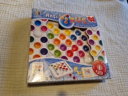 Smart Games - Anti-Virus, Puzzle Game with 60 Challenges, 7+ Years Rare Game New - Picture 1 of 5