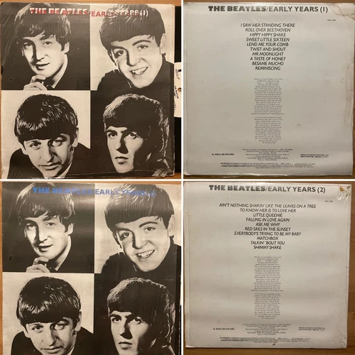 THE BEATLES Early Years 1 + 2 / 2 x LP LOT / VG+ vinyl / in shrink MEXICO