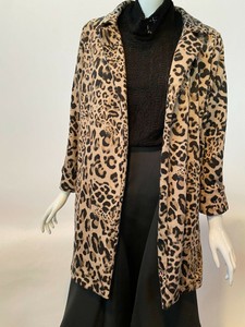 dana buchman leopard jacket