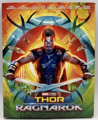 Thor Ragnarok Blu-Ray Chris Hemsworth Tom Hiddleston Karl Urban Free Shipping