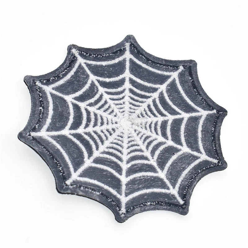 1pc Fabric Spider Webs Embroidery Patch Sewing Craft for Clothes Accessories DIY - Image 3 of 4