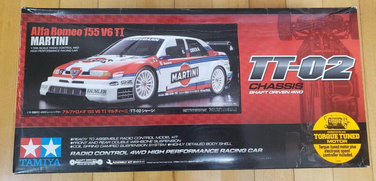 Tamiya 1/10 ALFA ROMEO 155 V6 TI Tt-02 Martin ITEM# 58606