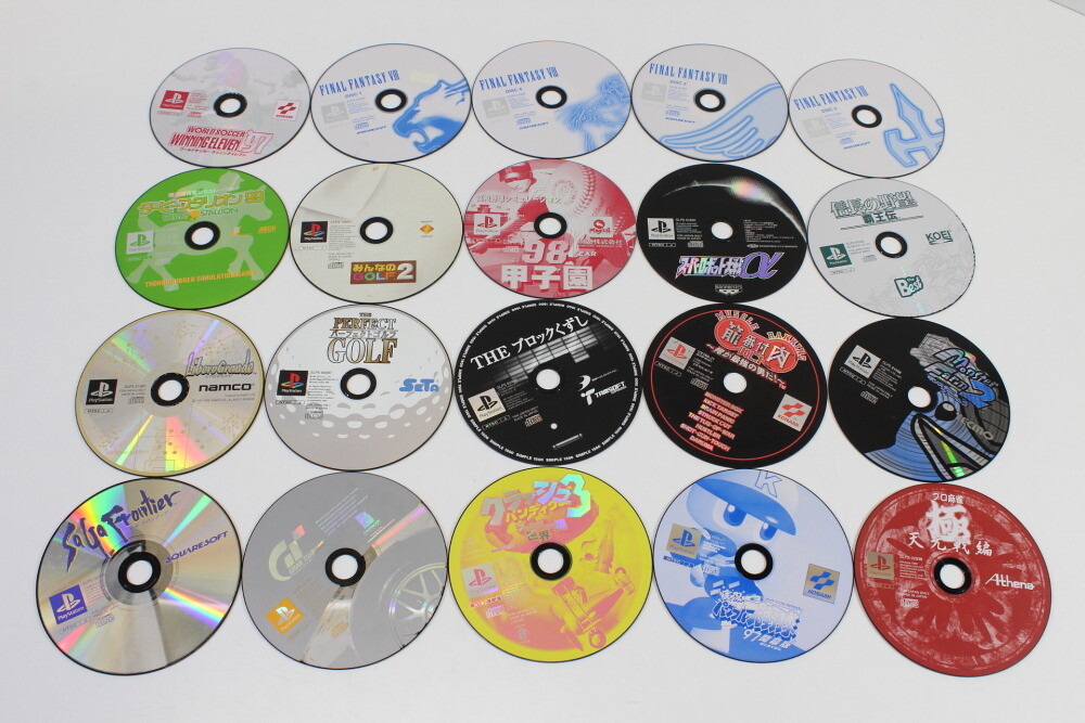 WHOLESALE LOT 20 PS1 PlayStation PS 1 Games DISC Only Japan NTSC-J