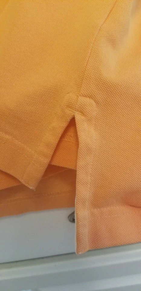 NUEVO SIN ETIQUETAS Ashworth Hombres Golf Manga Corta Polo Talla Pequeña Melocotón Naranja Coral Foto 4 de 4