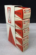 5X 6029 NOS vacuum tube Raytheon CK6029 subminiature triode ORIGINAL BOX NOS