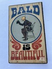 Douglas Murphy Sign Bald is Beautiful Plaque Wall Hanging Funny Humorous Vintage