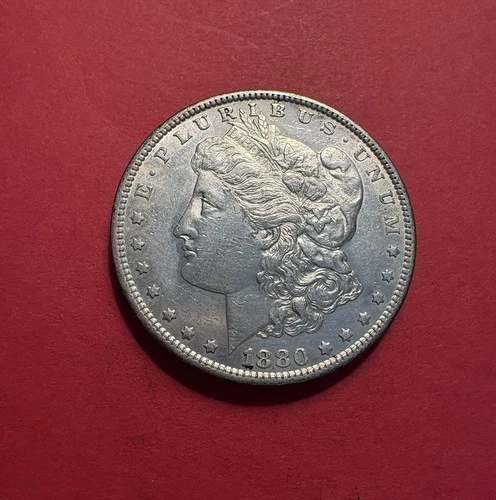 1880-S Morgan Silver Dollar AU, Combined Shipping