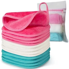 Makeup Remover Cloth, 6" x 6" Make Up Towels Reusable Face Cloth for Washing ...