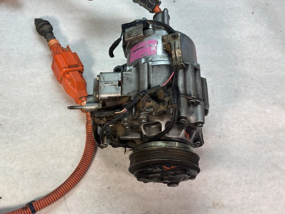 🛑BROKEN 2012-2015 Honda Civic Hybrid Acura ILX Hybrid A/C Compressor OEM HBC198 - Image 2 of 4