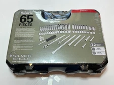 NEW Matco 65pc 1/4" & 3/8" Drive Metric Silver Eagle Service Socket Ratchet Set