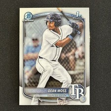 2025 Bowman Draft Chrome Dean Moss 1st #BDC-114 Rays