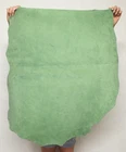 Soft Suede Leather Hide - Sage - 2-3 oz - Crafts, Bags, Garments, Leatherwork
