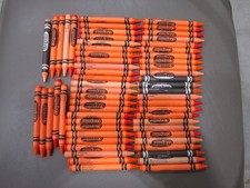60 New Mixed Orange Crayola Crayons bulk lot for coloring or meltdown art craft