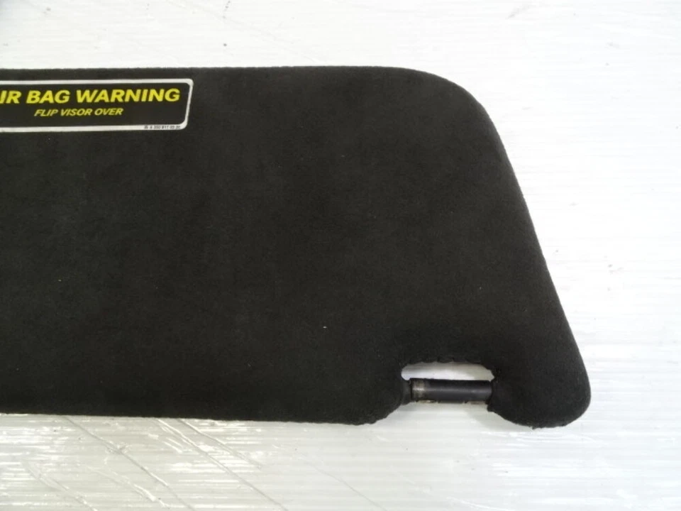 05 Mercedes W209 CLK55 sun visor, left, alcantara suede, black charcoal, AMG - Image 3 of 4