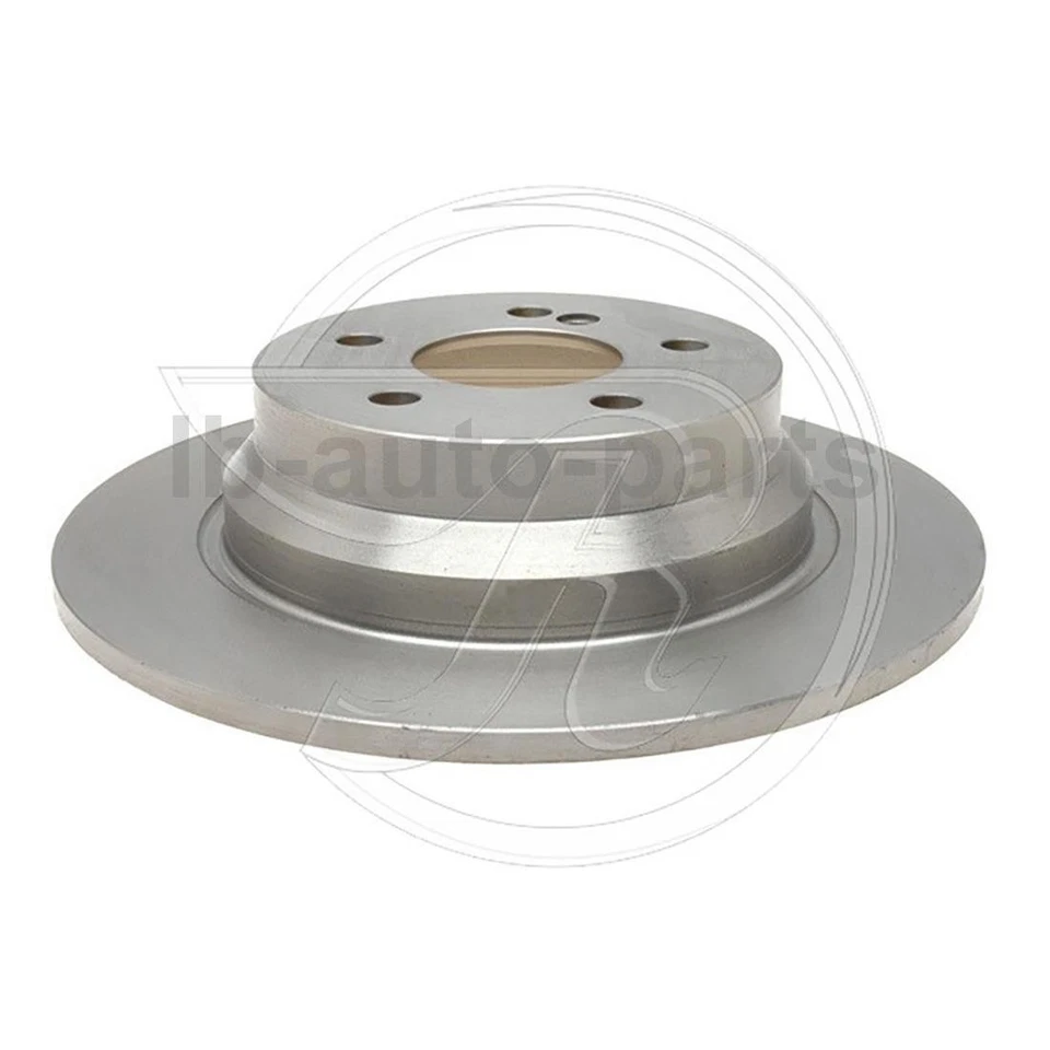 Rotor de freio a disco dianteiro traseiro 4 peças para Mercedes-Benz E320 2003-2006 RWD - Imagem 3 de 4
