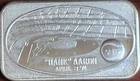 1974 USSC Hank Aaron 1 oz .999 Fine Silver Art Bar, SN 538, Low Mintage