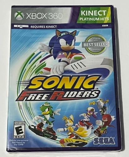 Sega Sonic Free Riders (Microsoft Xbox 360, 2010) Kinect Platinum Hits