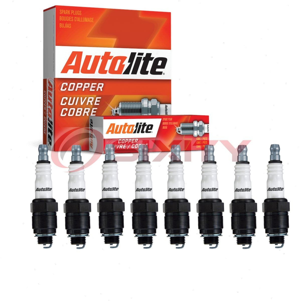 8 pc Autolite Copper Core Spark Plugs for 1939-1940 Cadillac Series 60 xo