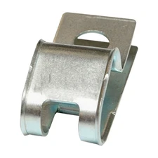 Factory OEM 1/2-3/8 Double R Style No Tab Brake Fuel Line Clamp Clip Galvanized