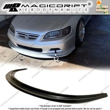 For 01-02 Honda Accord Coupe Mda Style Front Bumper Lip Spoiler Chin Splitter Pu For 01-02 Honda Accord Coupe Mda Style Front Bumper Lip Spoiler Chin Splitter Pu