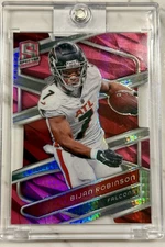 2024 Panini Spectra Neon Pink Prizm Die Cut #13 Bijan Robinson /20