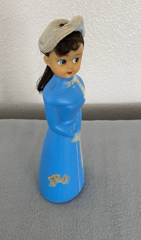 Vintage Betty Bubbles Perfumed Liquid Bubble Bath Figural Container (Empty) 