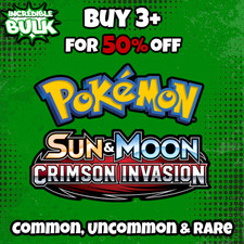 Crimson Invasion Common/Uncommon/Rare Pokemon Card Singles