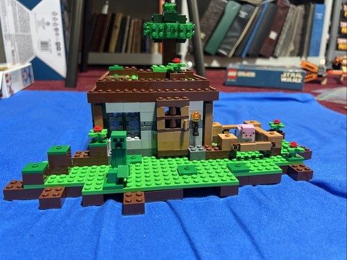 Lego Minecraft 21115 With Manual