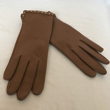 vtg NOBAKID BY ARIS brown gloves- NEW- size Large- nylon lining