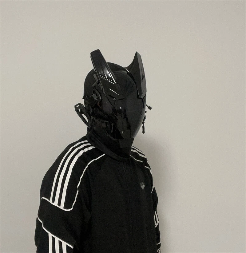 Cyberpunk Mask Cosplay Helmet Star Wars Kamen Rider Dance Props Halloween Toys - Image 4 of 4