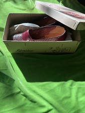 NEW VTG 1940s Dead Stock Burgundy Shoes Size 7