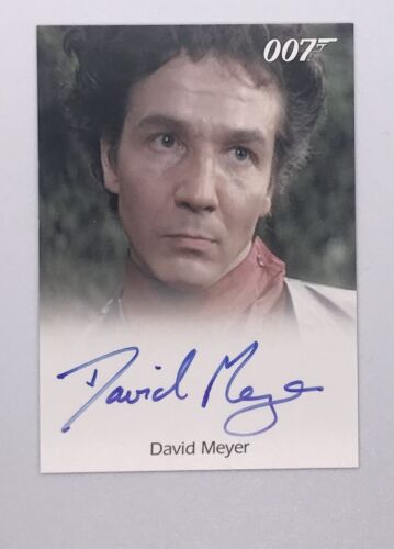 James Bond 50th Anniversary Series One David Meyer Autograph Card - Picture 1 of 2