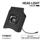 Motorcycle Front Head Light Lamp For Super73 S1 S2 RX Electric Dirt Bike Black