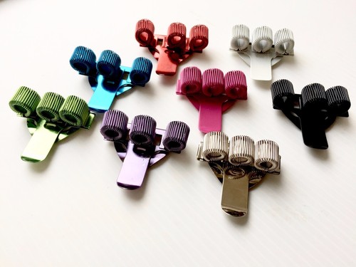 STIFTCLIP HALTER 3 LOCH - 9 Farben - Arzt - Polizei - Krankenschwester - KAUFEN SIE 1 BIS 10 - Bild 4 von 34