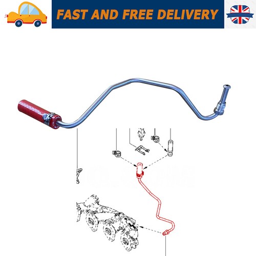 DPF Exhaust Pressure Sensor Pipe For Nissan Qashqai Juke Micra NV200 1