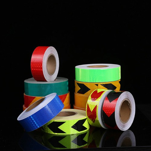 2x Car Reflective Warning Strip Tape Bumper Sticker Truck Safety