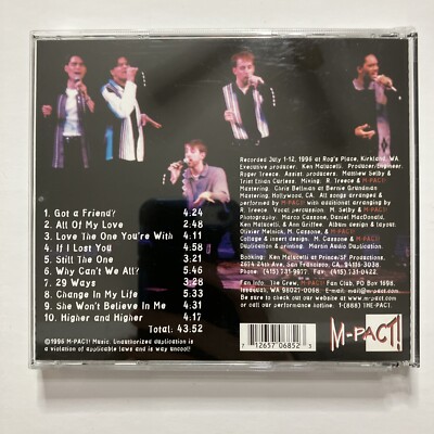 M-Pact It's Albout Harmony 1996 CD | eBay