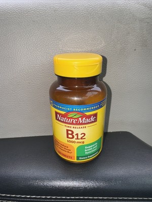 Time Release Nature Made Vitamin B12 Dietary Supplement - 160 Tablets-1000mcg