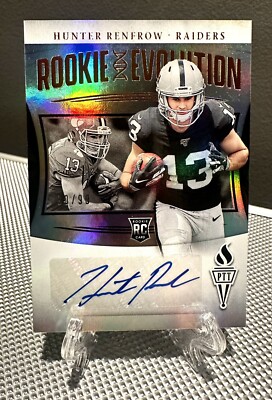 2019 Passing The Torch HUNTER RENFROW #/99 Rookie Auto Evolution RC Raiders