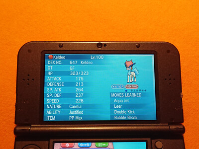 Pokemon Event th Anniversary Keldeo Xy Oras Omega Ruby Alpha Sapphire Home Ebay