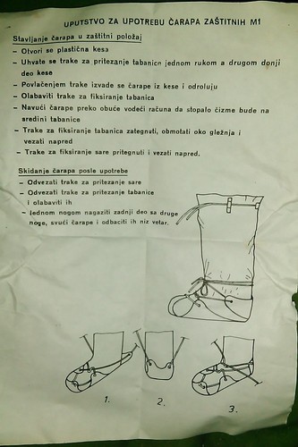 CALCETINES PROTECTORES MILITARES SERBIA M1 - Imagen 6 de 6