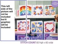 SEE A RAINBOW   CROSS STITCH PATTERN ONLY  -  EQ  PYP