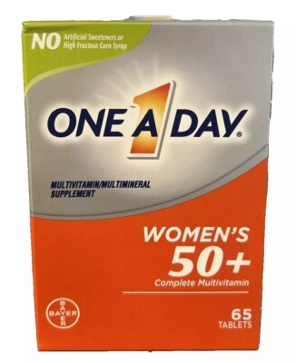 One a Day Women's 50+ Healthy Advantage Multivitamin-Multimineral 65Ct Exp 06/26