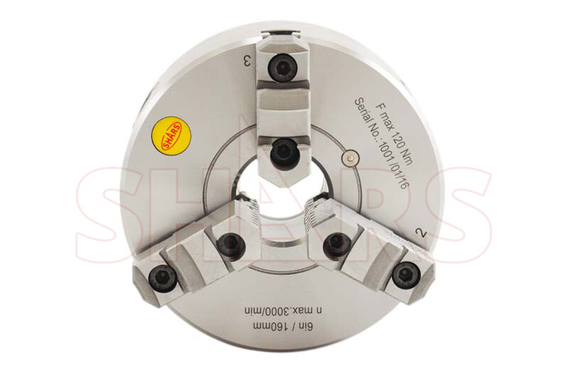Shars 2-3 Jaw Self-Centering Lathe Chuck With MT1 Morse Taper - Brand New 12 thumbnail image